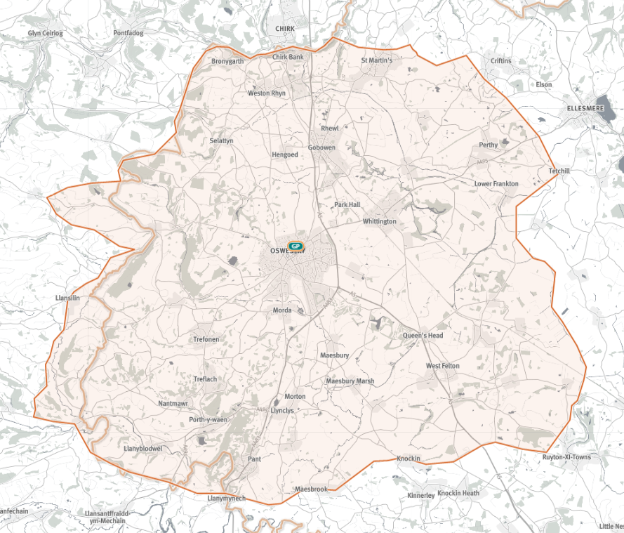 The Caxton Surgery Boundary Map